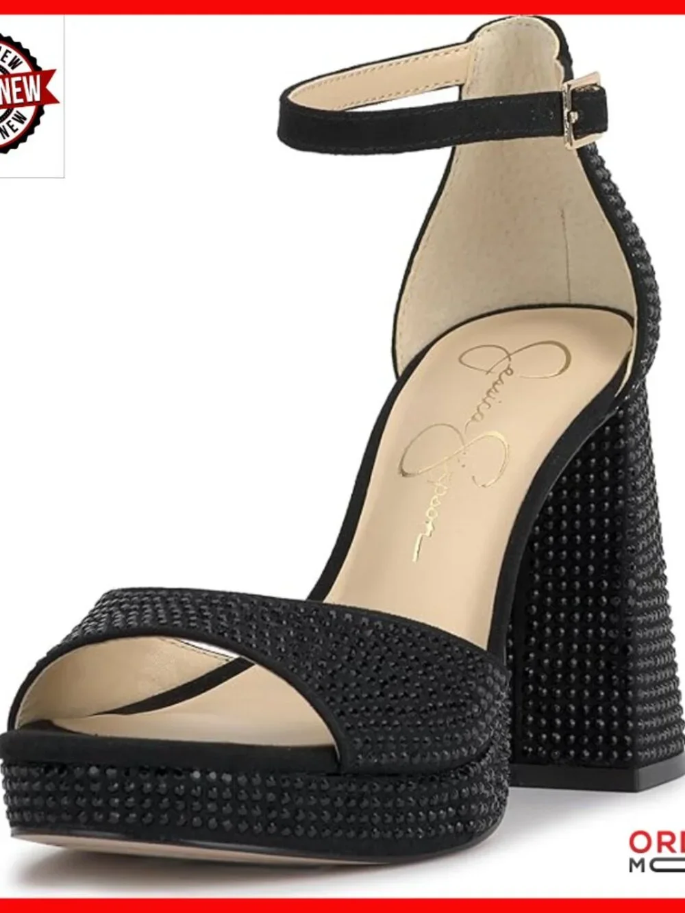 Platform Wedge Sandals with 3.7 Inch Heel, Faux Suede Upper